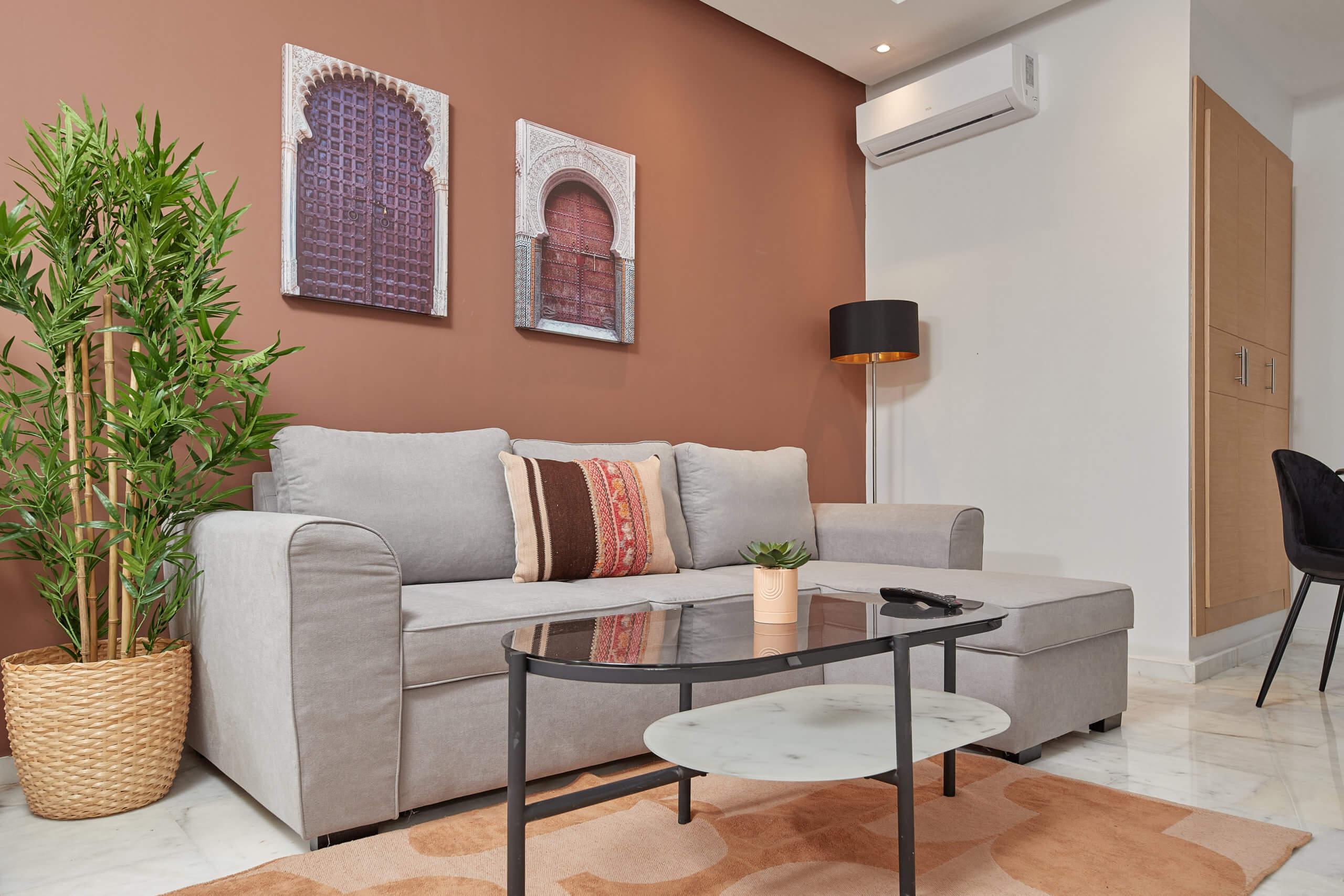 Appartement meublé à louer Rabat agdal marron