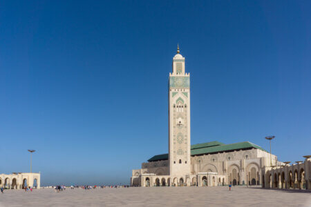 Great Hassan II mosque square