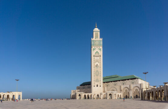 Great Hassan II mosque square