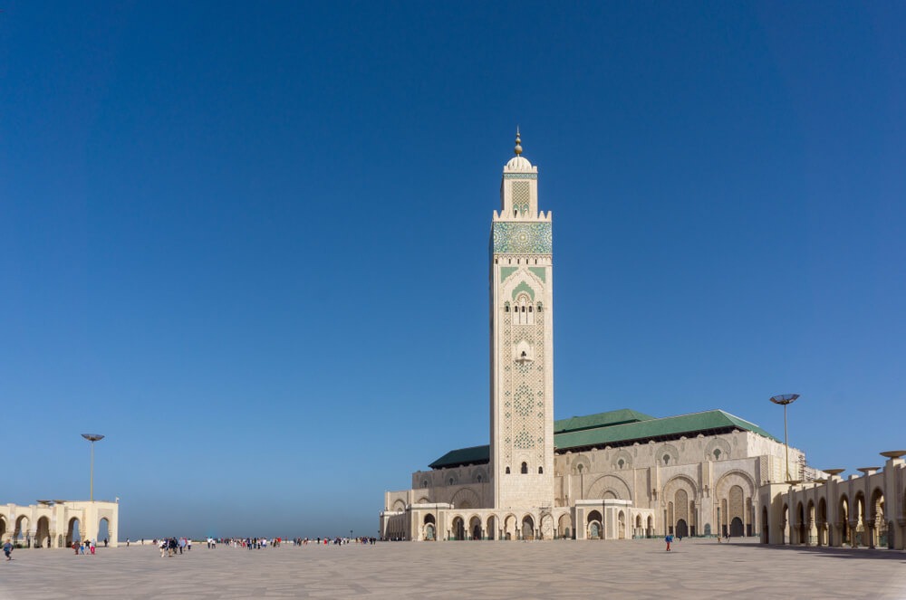 Great Hassan II mosque square