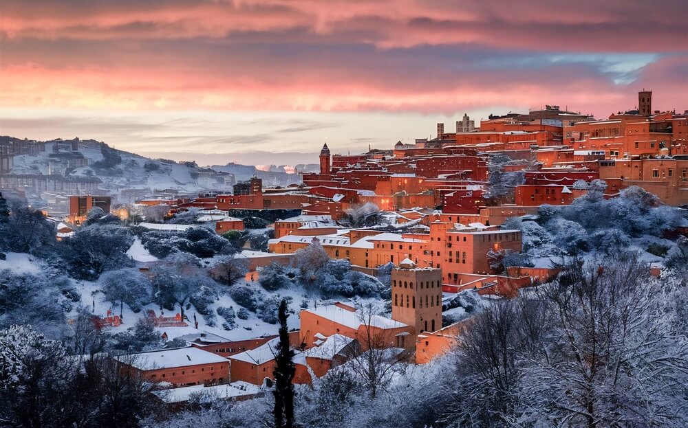 Ifrane Under Snow
