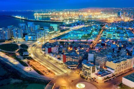 Panoramic views of Casablanca