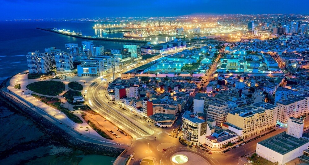 Panoramic views of Casablanca